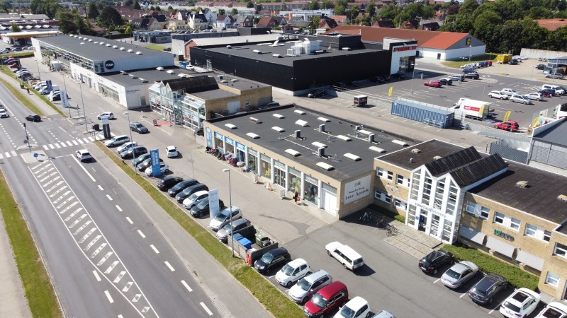 Butikslokale stort og spændende på 560 kvm. i Center Øst Sønderborg.